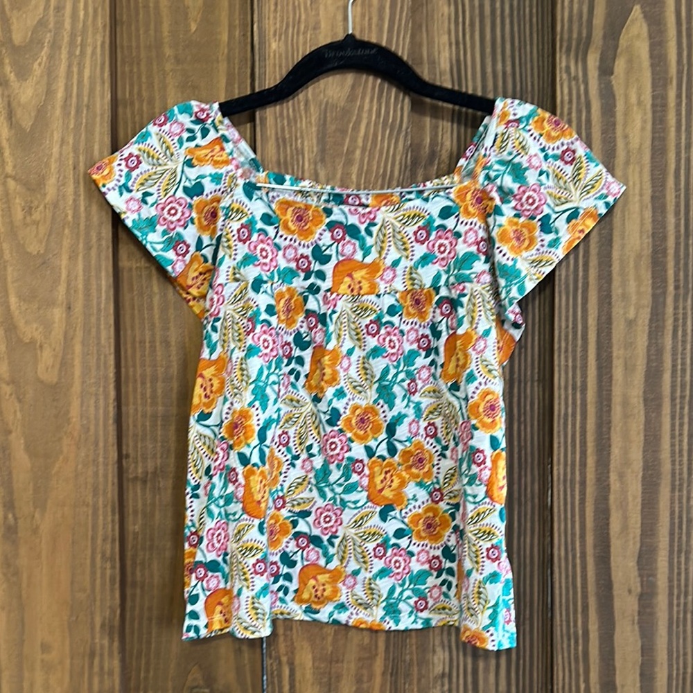 Floral Print Women's Top